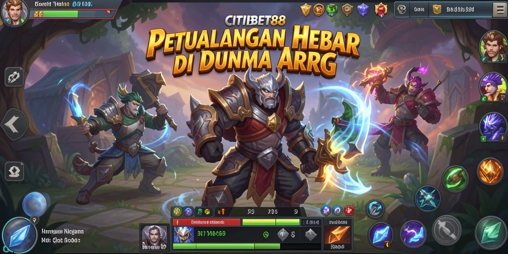 Screenshot gameplay CITIBET88 yang menampilkan aksi pertarungan seru.