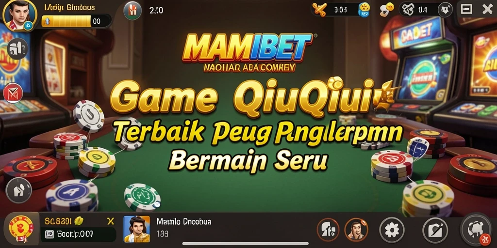 Tampilan gameplay seru MAMIBET dalam permainan QiuQiu.