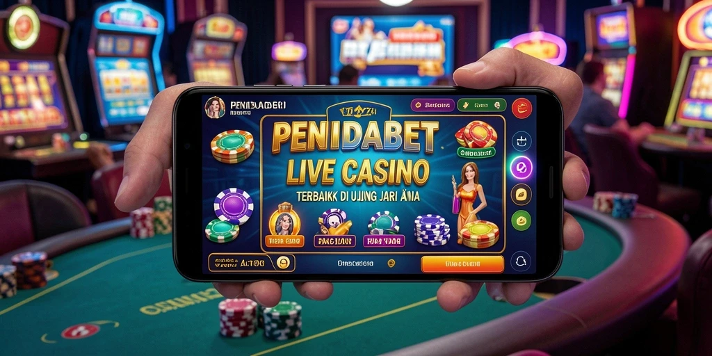 Tampilan gameplay Live Casino yang menarik di PENIDABET.