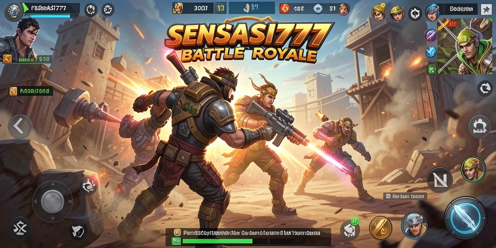 Tangkapan layar aksi mengasyikkan dalam game Battle Royale